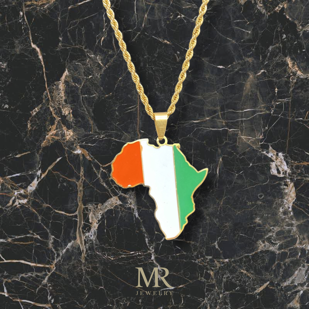 Pendant Ivoorkust gold