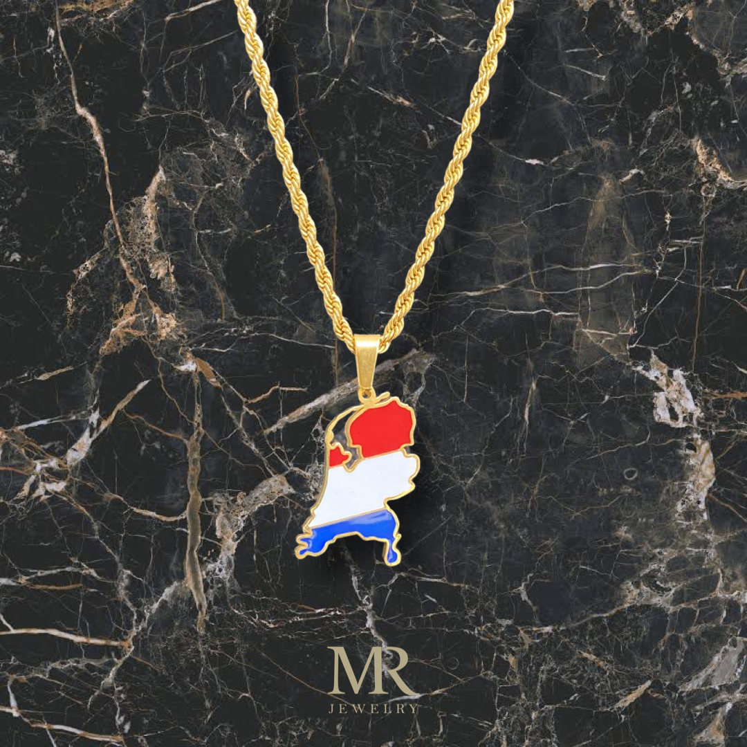 Pendant Nederland gold