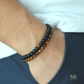 MR beads - Tigereye with black bracelet