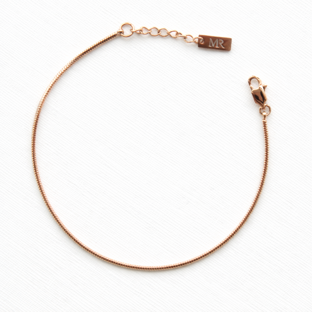 Square Link Bracelet Rose Gold – limited edition with a luxurious look