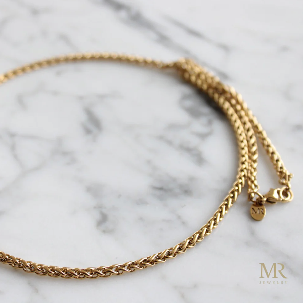 Rope Chain Gold 3mm – stylish chain of high quality