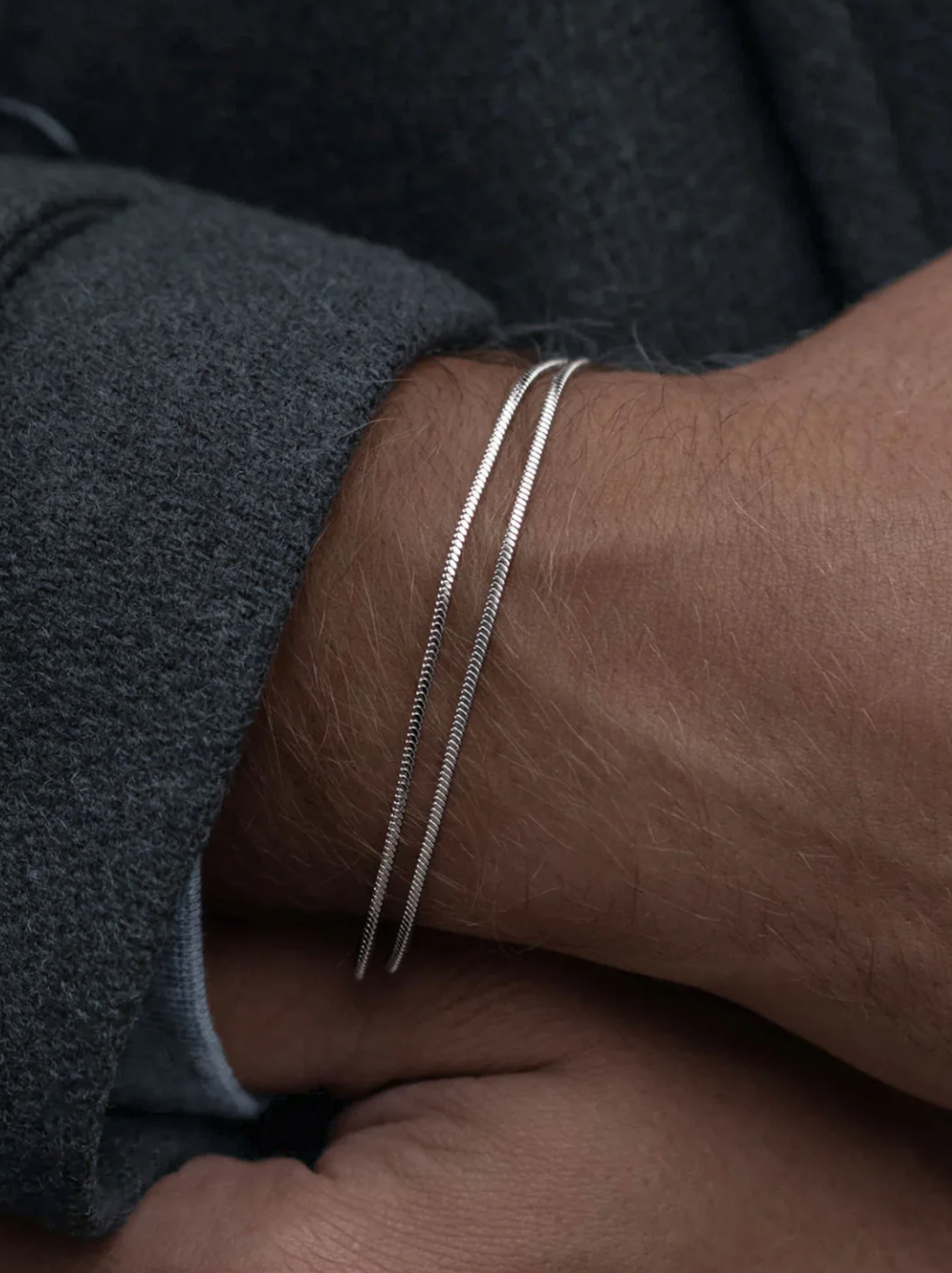 Square Link Bracelet Silver – limited edition with a luxurious look