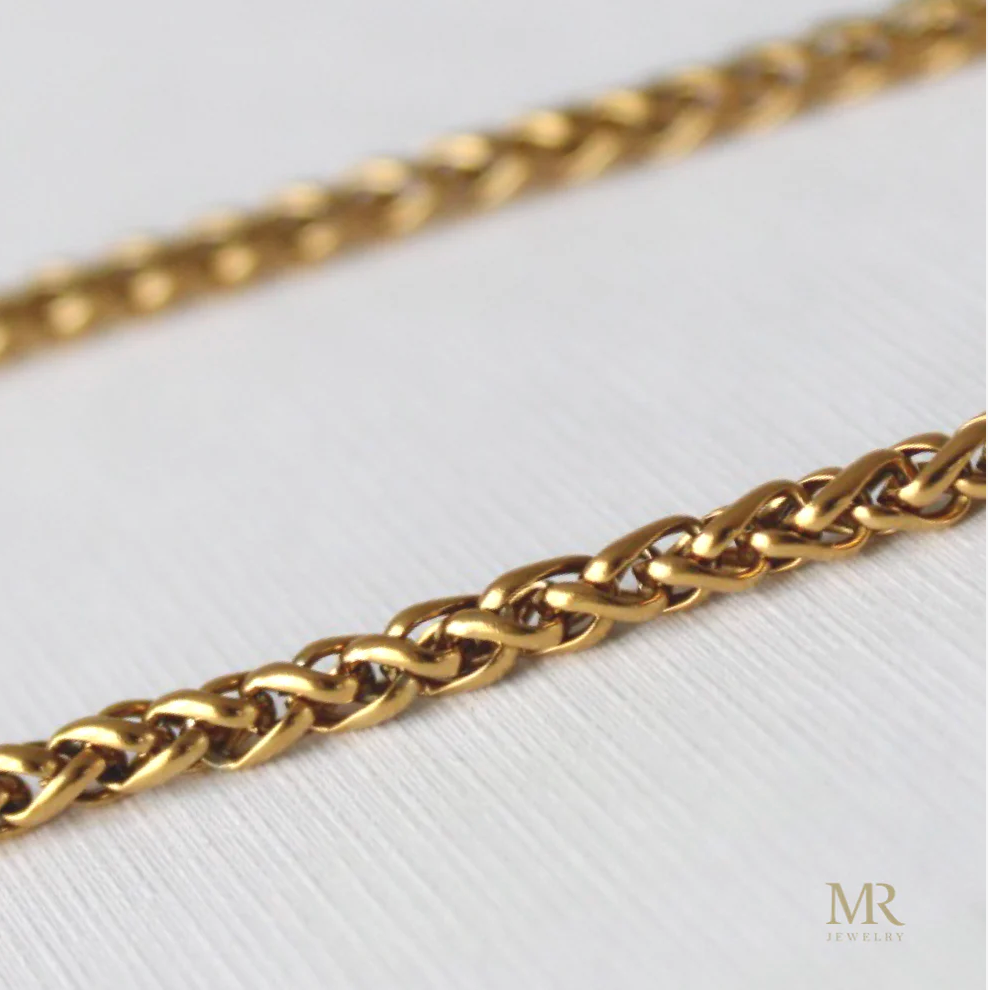 Rope Chain Gold 3mm – stylish chain of high quality