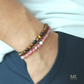 MR beads - Orange lava stone bracelet