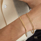 Box chain bracelet gold