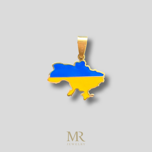 Pendant Oekraïne gold